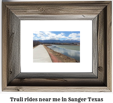 trail rides near me in Sanger, Texas